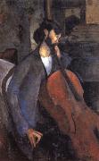 Amedeo Modigliani The Cellist oil painting